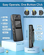 БОДІ КАМЕРА  ЕКШН КАМЕРА реєстратор ВІДЕОРЕЄСТРАТОР нічна відео камера фото диктофон, фото 8