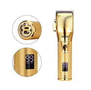 Акумуляторна машинка для стрижки волосся VGR V-280 Машинка з дисплеєм та різними насадками, фото 2