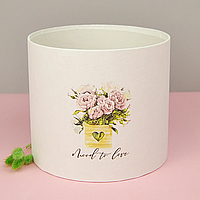 Шляпна коробка "Mood to love" 20 см