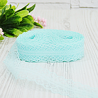 Мереживо "Ніжність" (3 см х 10 м) Аквамарин