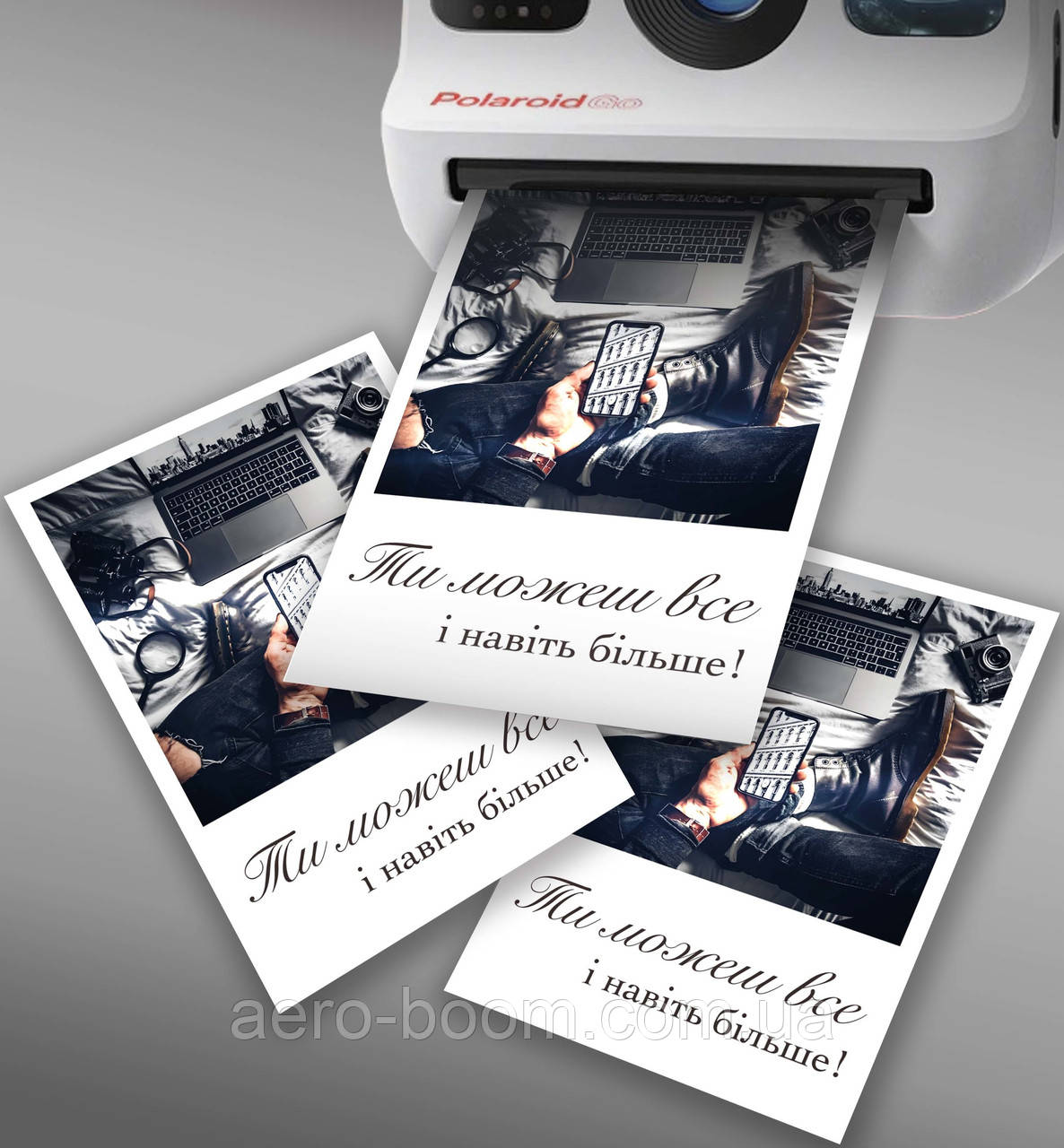 Міні листівки-полароїд "Ти можеш все і навіть більше" 10 шт, фото 1