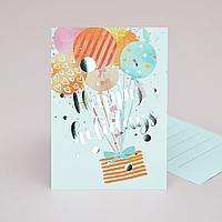 Міні листівки з тисненням "Happy holidays", 10 шт