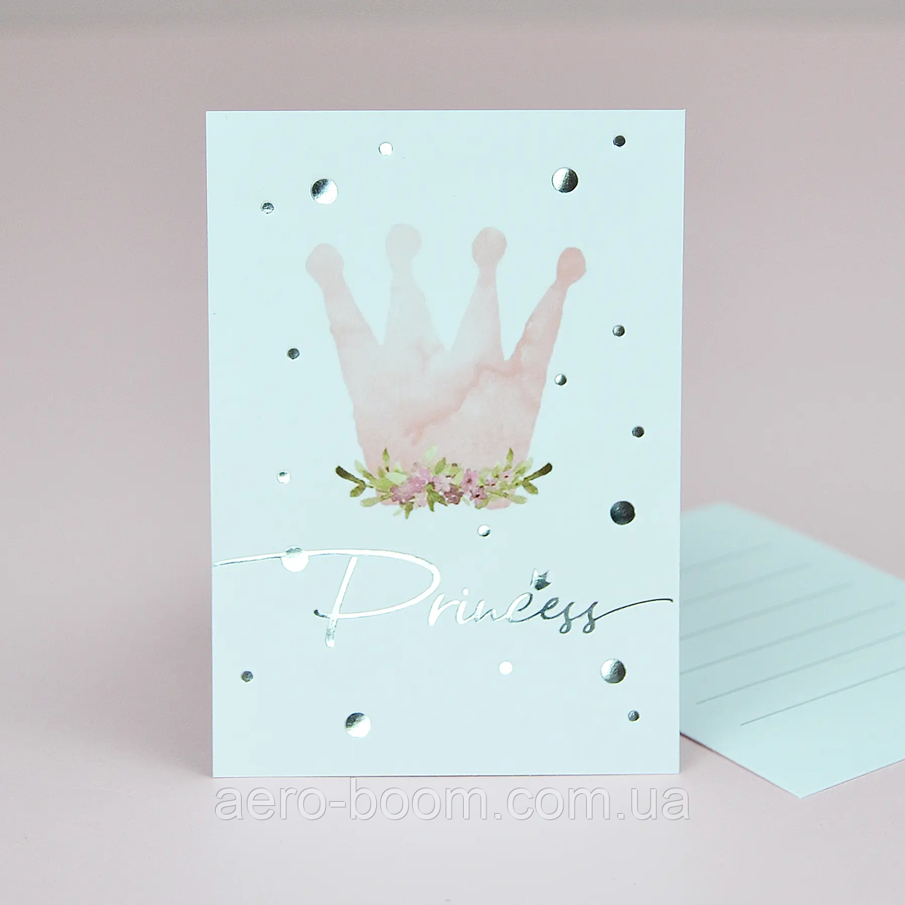 Міні листівки з тисненням "Princess", 10 шт
