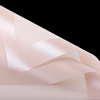 Плівка (калька) матова в рулоні "Пудрова з каймою 08", (58 см х 58 см) 5 листів