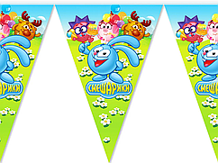 Гірлянда паперова прапорці "Герої"