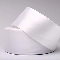 Стрічка атласна 4 см ( 33 МЕТРИ ) Біла