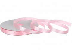 Стрічка атласна 1 см ( 33 МЕТРИ ) Рожева