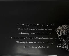 Плівка (калька) матова в листах "Лист - чорна" (58 см х 58 см) 5 листів