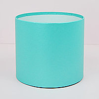 Шляпна коробка "М'ятна перламутрова" 16 см