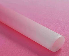 Плівка (калька) в листах "Омбре з шимером малиново-біле", 60 см х 58 см, 5 листів