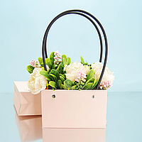 Сумка флористична 10см х 16 см "Персикова"