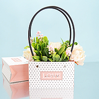 Сумка флористична 10см х 16 см "Love yourself"