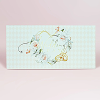 Конверт для грошей "Wedding Day: обручки" золото