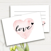 Міні листівки "Love", 10 шт