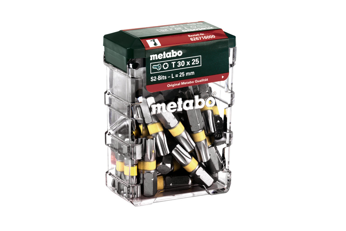 Набір біт Metabo T 30 x 25 мм, 25 шт.