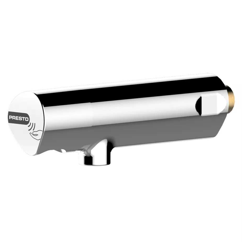 Кран для умивальника із сенсором на одну воду PRESTO Safe хром латунь 64675, фото 1