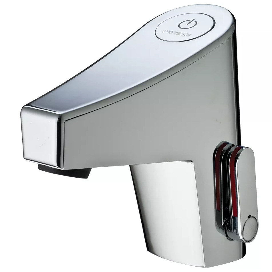 Змішувач для умивальника сенсорний PRESTO New Touch хром латунь 56603, фото 1