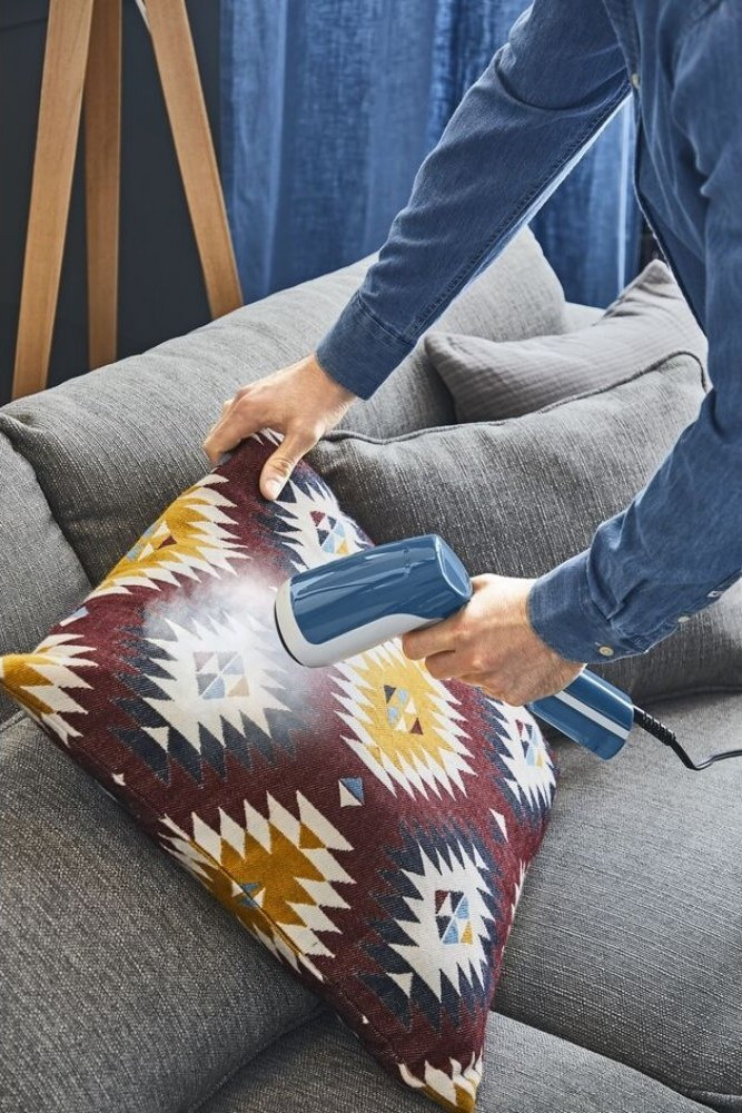 Відпарювач Tefal DT6130E0 ( білий з синім ) DS, фото 1