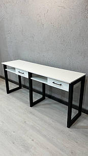 Манікюрний стіл на два робочих місця в стилі Loft