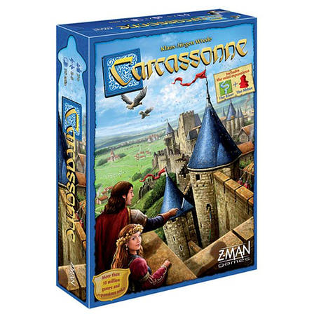 Настільна гра Каркасон / Carcassonne 2.0 + правила УКРАЇНСЬКОЮ, фото 1