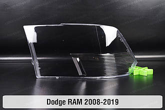 Скло фари Dodge RAM (2008-2019) ліве