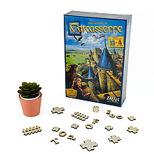Каркасон Настільна гра Carcassonne 2.0 (+ Доповнення Річка та Аббат) + правила УКРАЇНСЬКОЮ, фото 3