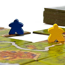 Каркасон Настільна гра Carcassonne 2.0 (+ Доповнення Річка та Аббат) + правила УКРАЇНСЬКОЮ, фото 4