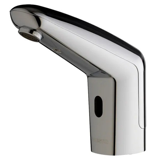 Кран для умивальника із сенсором на одну воду PRESTO Volta хром латунь 55060, фото 1