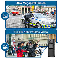 БОДІ КАМЕРА  ЕКШН КАМЕРА реєстратор ВІДЕОРЕЄСТРАТОР нічна відео камера фото диктофон, фото 10