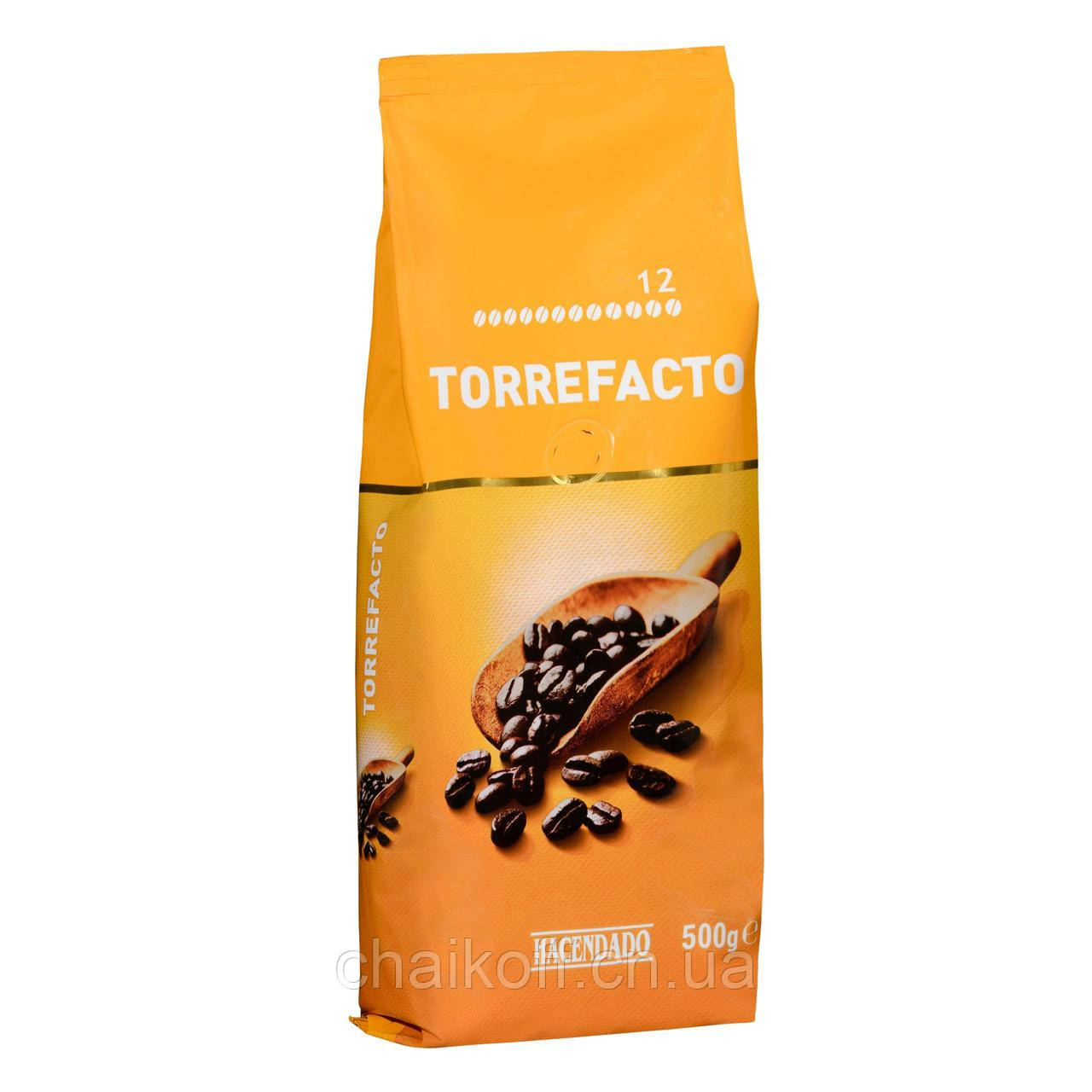 Кава в зернах Hacendado Torrefacto №12 500 г (Іспанія)