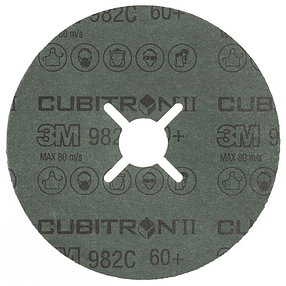 Фібровий диск 3M Cubitron II 982С, D125 / P60 (уп. - 25 шт.), фото 3