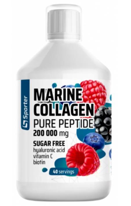 Морський колаген SPORTER Marine Collagen 200000 (fish) (sugar free) 500 мл
