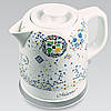 Електричний чайник Maestro MR-068-MOSAIC, 1.5 л, 1500 Вт, керамічний корпус, авто вимкнення, захист від перегріву, фото 2