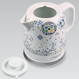 Електричний чайник Maestro MR-068-MOSAIC, 1.5 л, 1500 Вт, керамічний корпус, авто вимкнення, захист від перегріву
