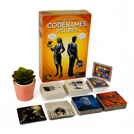 Кодові імена Малюнки Настільна гра Codenames Pictures + правила УКРАЇНСЬКОЮ, фото 1