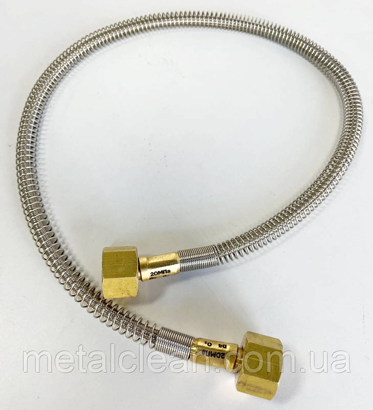 Рукав високого тиску G3/4 - G3/4, підведення 1000 мм для рампи та з'єднання балонів, фото 1