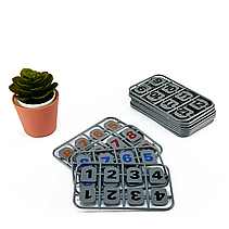 Руммі Настільна гра Руммікуб Міні / Rummikub Small version + правила УКРАЇНСЬКОЮ, фото 6