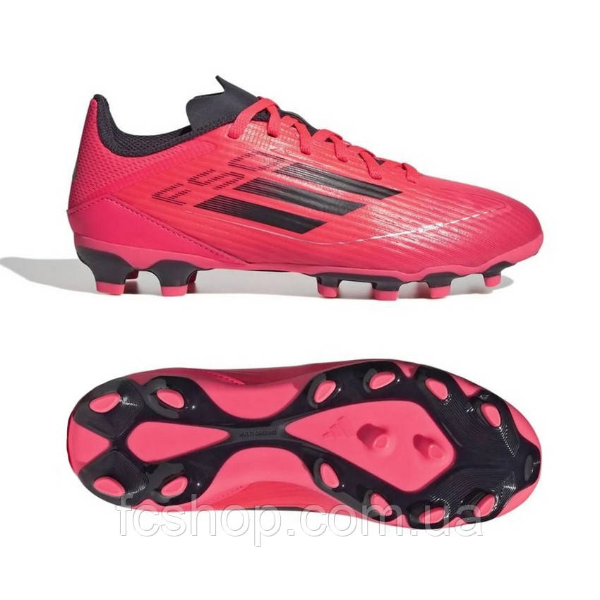 Дитячі бутси Adidas F50 League MG Junior IF1371, Червоний, Розмір (EU) — 30