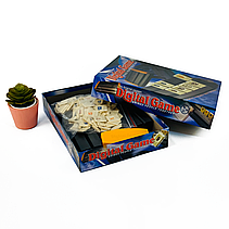 Настільна гра Rummikub / Руммікуб / Rummy Доріжна версія в пластиковому кейсі + правила українською, фото 5