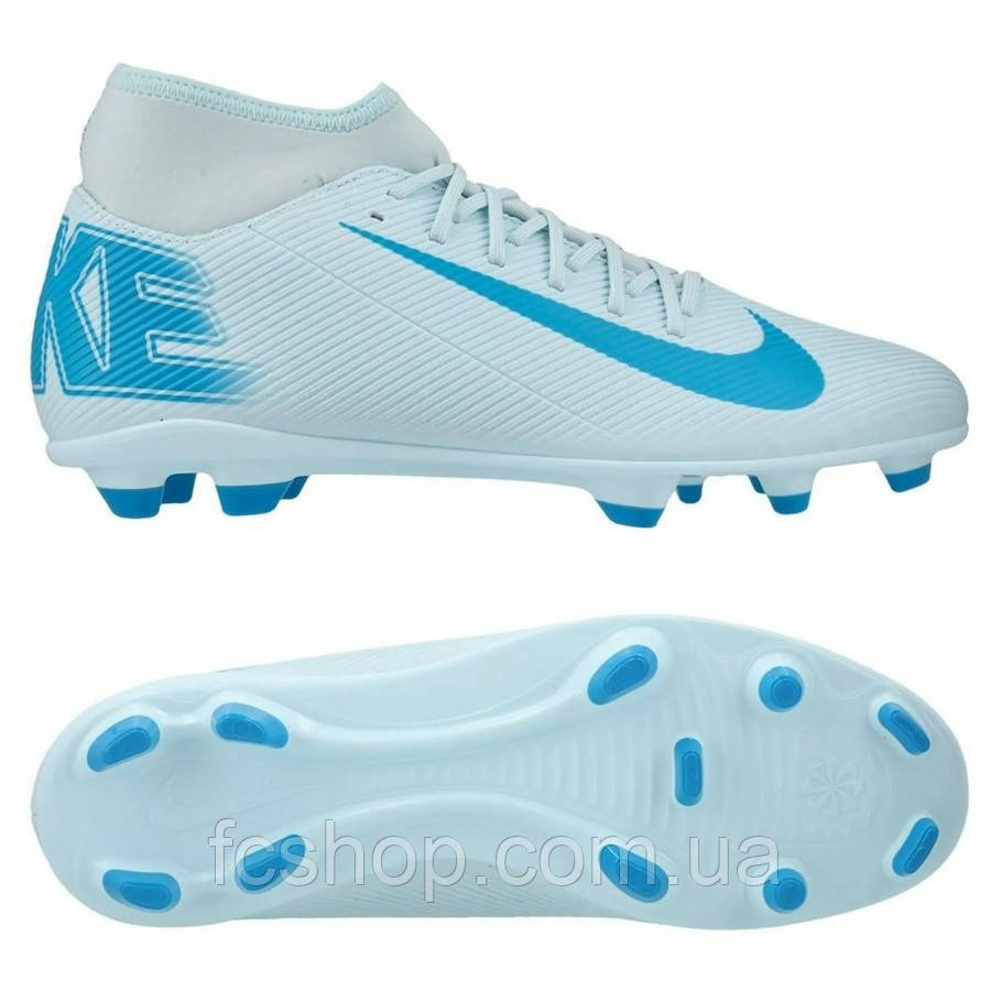 Бутси Nike MERCURIAL SUPERFLY 10 CLUB FG/MG FQ8314-400, Білий, Розмір (EU) — 43