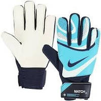 Воротарські дитячі рукавички Nike Goalkeeper Match Jr. FJ4864-420, Синій, Розмір (EU) — 3