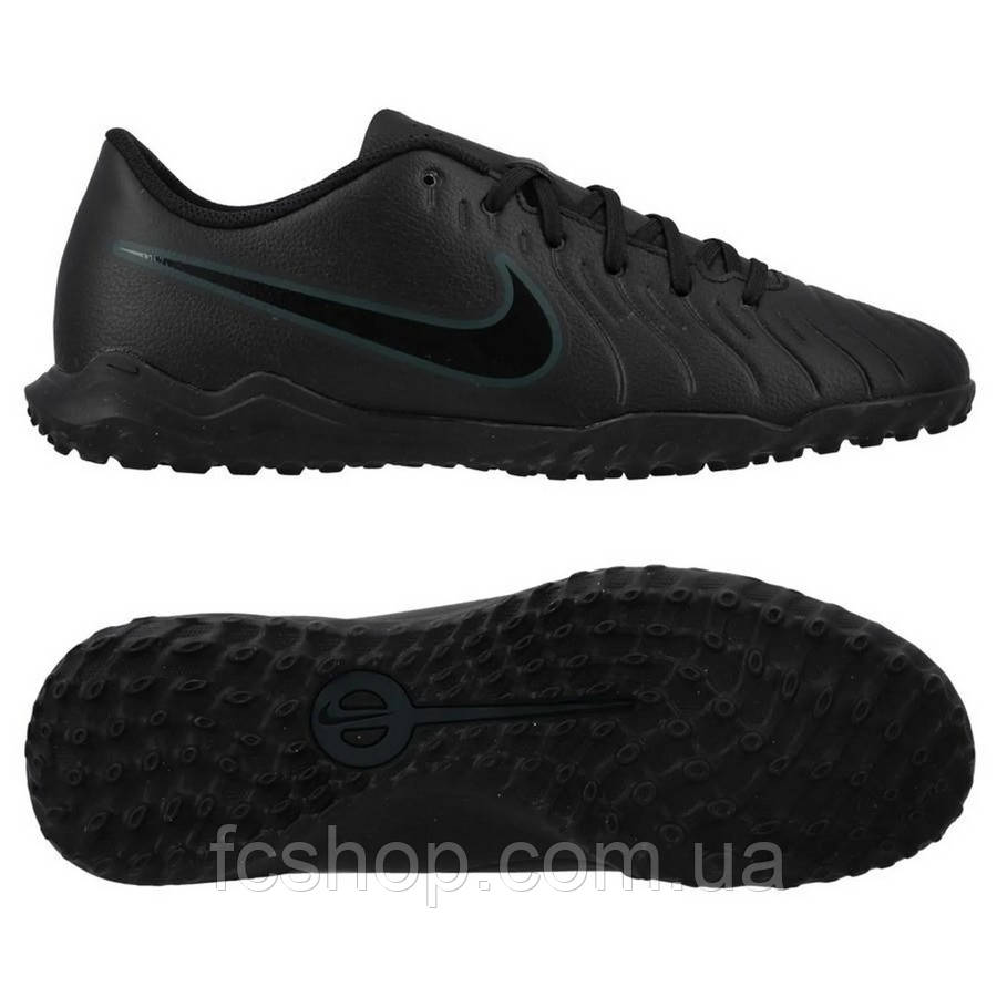 Сороконіжки Nike Tiempo Legend 10 Club TF DV4345-002, Чорний, Розмір (EU) — 44.5