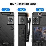 3в1 БОДІ КАМЕРА 2024року ЕКШН КАМЕРА реєстратор ВІДЕОРЕЄСТРАТОР нічна відео камера фото диктофон, фото 5