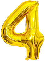 Фольгована цифра КНР 32"(80 см) Золото 4