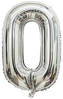 Фольгована цифра КНР 40"(100 см) Срібло 0