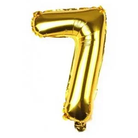 Фольгована цифра КНР 16"(40 см) Золото 7