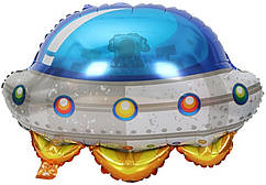 Фольгована кулька КНР (55х57 см) Літаюча тарілка НЛО