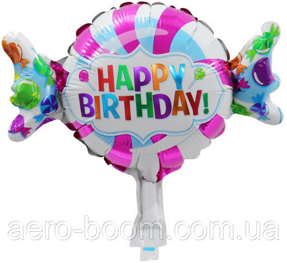 Фольгована кулька міні-фігура КНР (31х48 см) Цукерка, фото 1