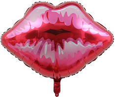 Фольгована кулька КНР (64х76 см) Губи