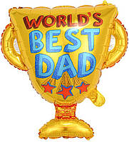 Фольгована кулька КНР (66х68 см) Кубок "Best Dad"
